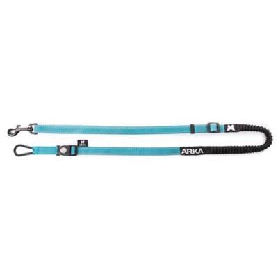 LONGE CANI-CROSS 20MM/1M30-2M20 BLEUE