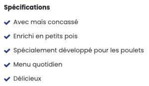 POULET MIX EXTRA 20KG