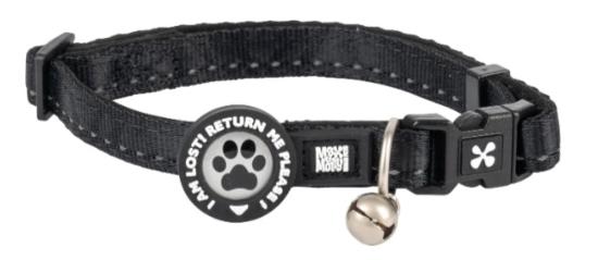 COLLIER CHAT+ ID MATRIX 2.0 NOIR 22-35CM