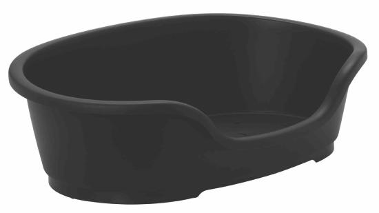 Lit chien plastique 70cm NOIR