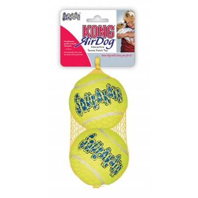 KONG AIR SQUEAKAIR TENNIS BALL 2PCS L jaune