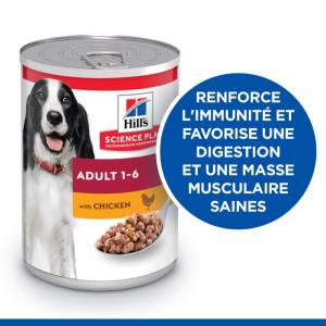 Hill's Science Plan Chien Adult Poulet Boite 370g