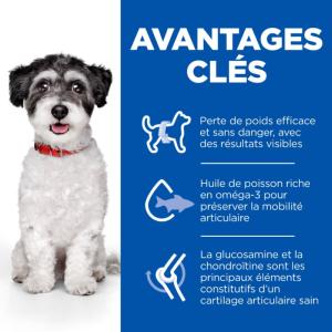 Hill's Science Plan PERFECT WEIGHT & ACTIVE MOBILITY croquettes pour Chien Adulte de PETITE Race au Poulet 1,5kg