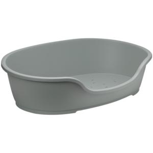 Lit chien plastique 70cm GRIS