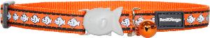 COLLIER POUR CHATS REFLEC FISH 12mm x 20-32cm ORANGE