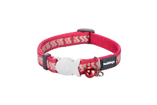 COLLIER POUR CHATS REFLEC ZIGGY 12mm x 20-32cm ROUGE