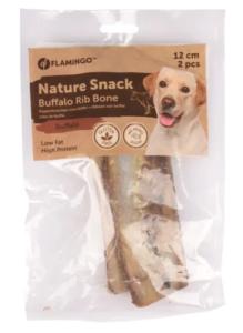 FRIANDISES CHIEN NATURE CÔTE DE BUFFLE 12CM L - 120GR