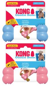 KONG PUPPY GODDIE OS  S/M - 3,2x13,1x4,8cm BLEU OU ROSE