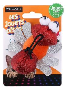 JOUET CHAT DISCO FOURMI + GRELOT