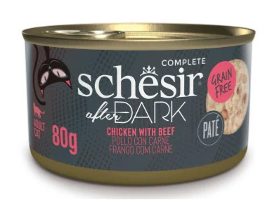 SCHESIR Chat After Dark - Poulet & boeuf - 80g