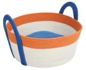 COUSSIN CHAT COOCKOO BINGE ORANGE/BLEU 44CM