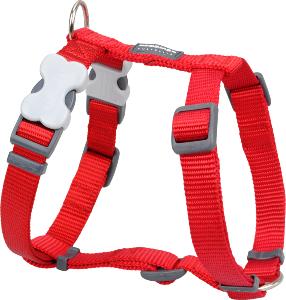 RED DINGO Dog harnais unis Classic Red S 15mm, cou 30-48cm, corps 36-54cm