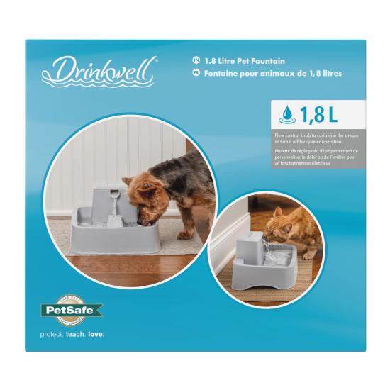 PETSAFE - FONTAINE PLASTIQUE 1.8 L SANS BPA