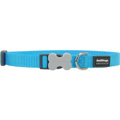 RED DINGO Dog collier unis Classic Turquoise L 25mm x 41-63cm