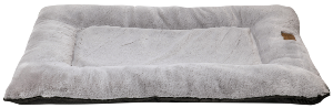 MATELAS CHIEN SHORT PLUSH MAT 92x61x8 CM GRIS