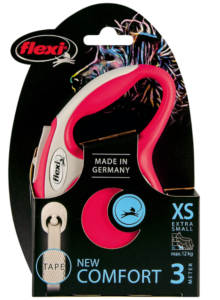 Flexi new comfort sangle Rouge XS/3M