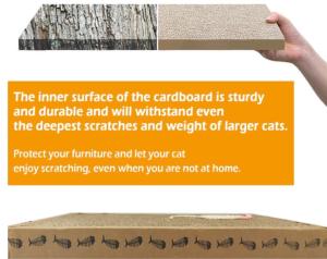 GRATTOIR CHAT PLANCHE EPAISSE 39×24CM