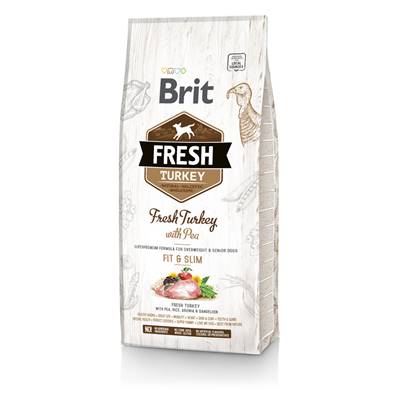 BRIT FRESH - DRY DOG -ADULT - PEA - LIGHT & FIT SLIM - 12KG