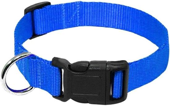 Collier chien nylon Classic bleu 20mmx40-55cm