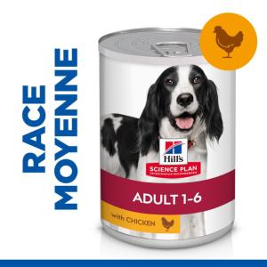 Hill's Science Plan Chien Adult Poulet Boite 370g