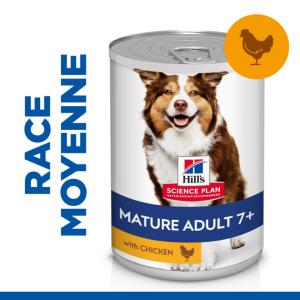 Hill's Science Plan Chien Mature Adult Poulet Boite 370g