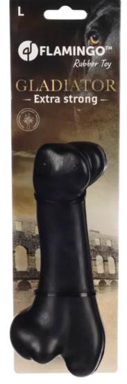 JOUET GLADIATOR OS NOIR XL | 23CM L X 9CM L X 7.5CM H