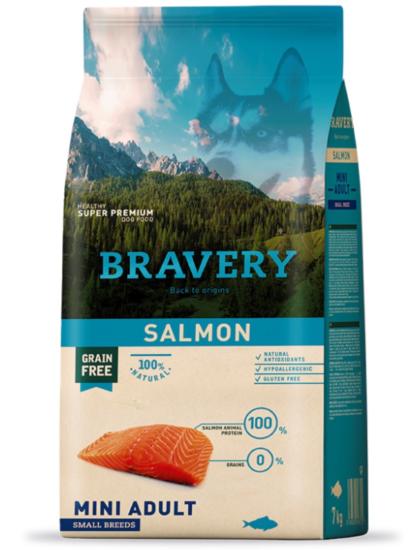 BRAVERY SALMON MINI ADULT 2 KG
