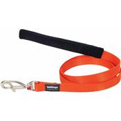 RED DINGO Dog laisse unis Classic Orange S 15mm x 1.2m