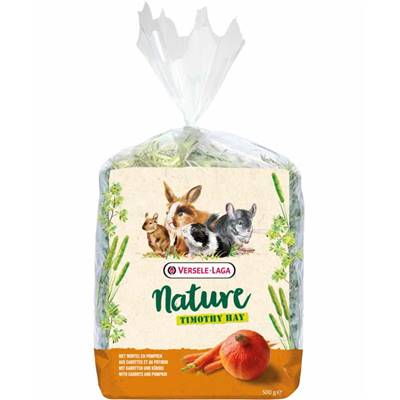 Foin Timothy enrichi avec carottes & potirons 500g