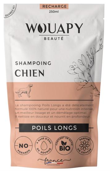 RECHARGE SHAMPOING CHIEN POILS LONG 250 ML