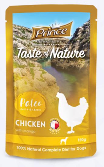 PRINCE TASTE OF NATURE PALEO POUCHES Chicken Mango 150g