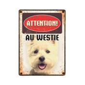 Panneau Métallique Westie