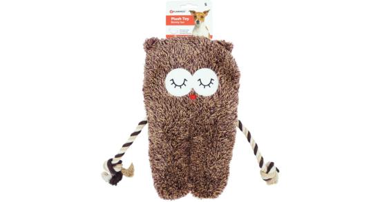 BONNY PELUCHE HIBOU SMALL BRUN 34CM