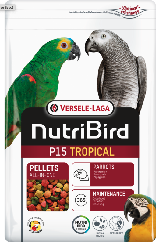 NUTRIBIRD P15 TROPICAL 1kg