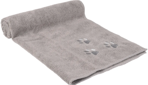 SERVIETTE GRISE MICROFIBRE