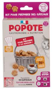 KIT FRIANDISES POPOTE CHAT POULET 200 GR