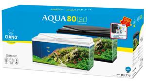 CIANO AQUARIUM AQUA 80 LED CF150 80x30x41,5CM NOIR