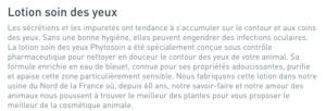 PHYTO LOTION SOIN YEUX CHIENS CHATS 100ML