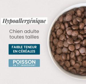 ULTRA PREMIUM CHIEN ADUTE TOUTES TAILLES - HYPOALLERGENIQUE POISSON 12 KG