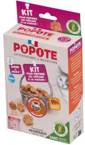 KIT FRIANDISES POPOTE CHAT POULET SANS CEREALES 200 GR