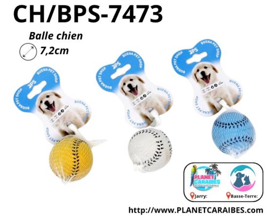 JOUET CHIEN BALLE 7,2CM - 1pc