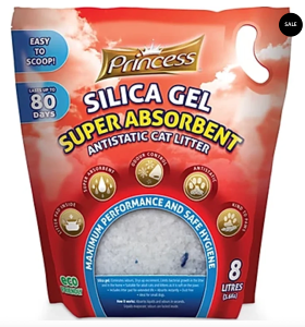 PRINCESS SILICA LITTER 8L