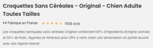 ULTRA PREMIUM SANS CEREALES CHIEN ADULTE - ORIGINAL 12 KG