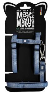 HARNAIS + LAISSE CHAT MATRIX 2.0 OCEAN