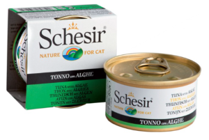 SCHESIR boite 85 g - Chat - en gelée - Thon avec algues