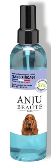 ANJU LOTION LAVANTE SANS RINCAGE CHIEN 250ML