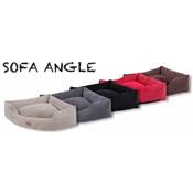 WOUAPY SOFA ANGLE SUEDINE T50 CM NOIR