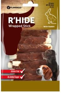 FRIANDISES R'HIDE BÂTON BLANC AVEC LAPIN 6CM 6,5-7GR / 15 PCS 100GR