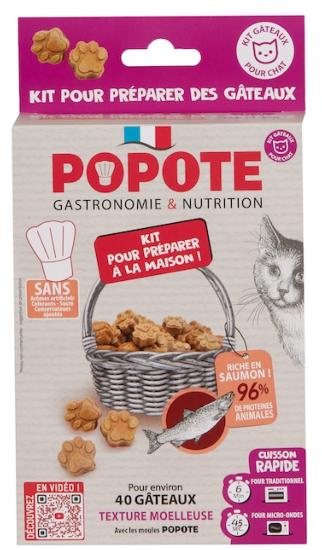 KIT FRIANDISES POPOTE CHAT SAUMON 200 GR