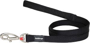 RED DINGO Dog laisse unis Classic Black M 20mm x 1.2m